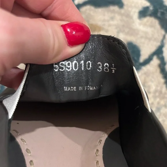 Miu Miu Gray and Silver Slip-On Sneakers - Picture 10 of 10